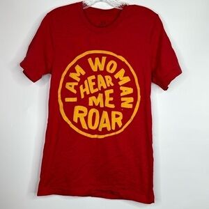 Milk Stained I'm A Woman Hear Me Roar Tiger Motherhood Tshirt Size Small